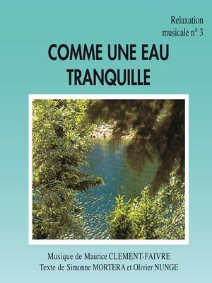 cover image of Comme une Eau Tranquille